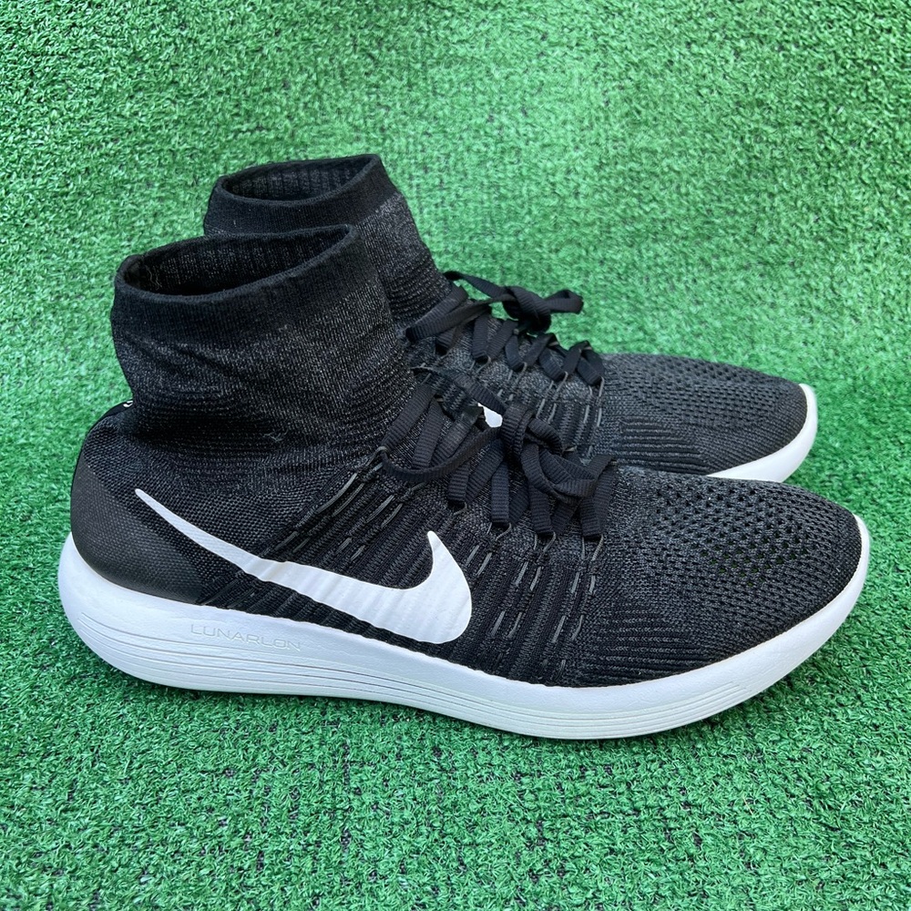 Nike LunarEpic Flyknit Running Sneakers Men’s Size 14 (818676-007) Used No Box